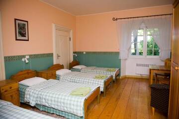 Фото номера Кровать в общем номере с 4 кроватями Хостелы Sagadi Manor Hostel г. Сагади 4